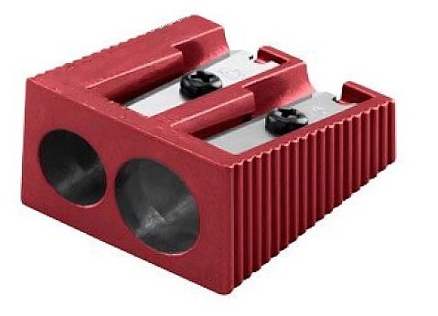 Šiljilo Ardan metalno, crveno