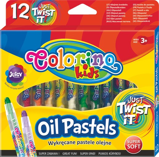 Uljane voštane pastele, Colorino Twist, 12/1