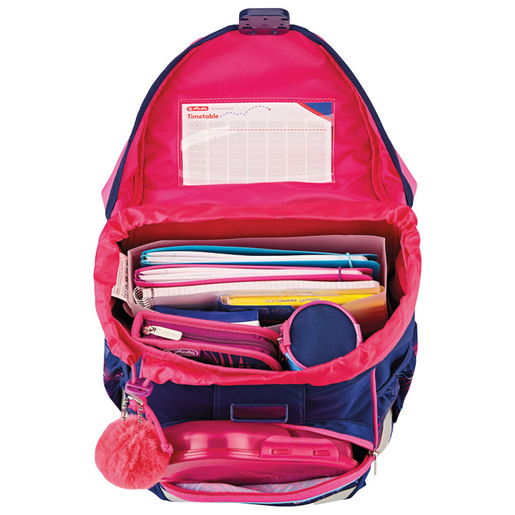 Školska torba anatomska 4u1, Herlitz, Ultralight Plus Tropical Chill