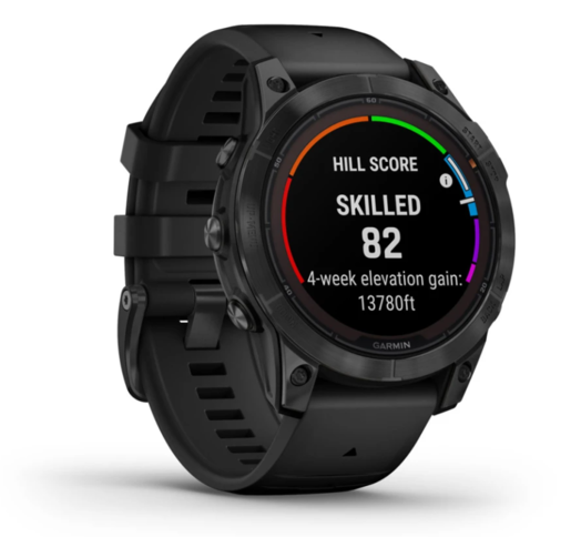 Garmin Fenix 7 PRO SOLAR, Tamnosivi s crnim remenom, 010-02777-01, pametni sat