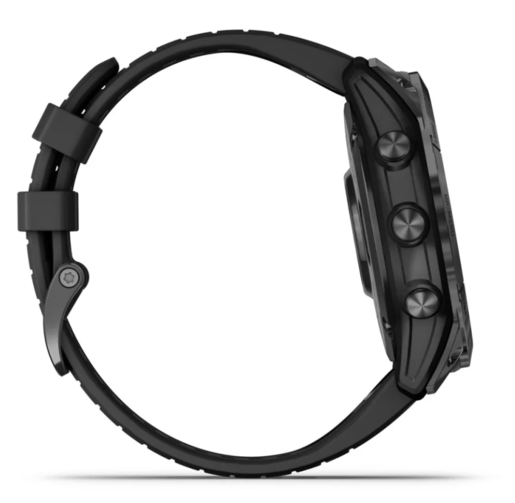 Garmin Fenix 7X PRO Sapphire SOLAR, Tamnosivi titanijski s DLC slojem i crnim remenom, 010-02778-11, pametni sat