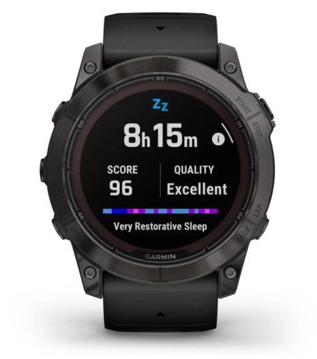 Garmin Fenix 7X PRO Sapphire SOLAR, Tamnosivi titanijski s DLC slojem i crnim remenom, 010-02778-11, pametni sat