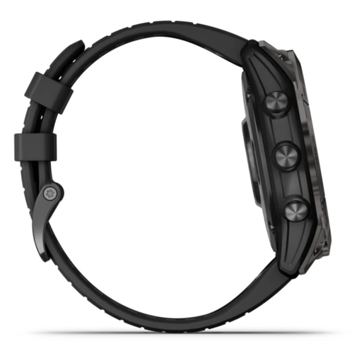 Garmin Fenix 7X PRO SOLAR, Tamnosivi s crnim remenom, 010-02778-01, pametni sat