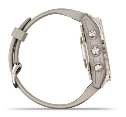 Garmin Fenix 7S PRO Sapphire SOLAR, Nježno-zlatni s remenom svijetle boje pijeska, 010-02776-15, pametni sat