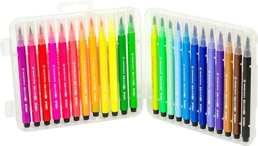 Flomasteri M&G washable u tvrdoj plastičnoj kutiji