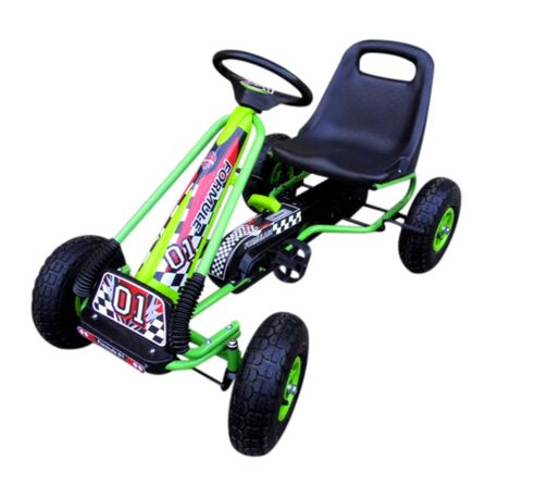 Dječji karting G1 na pedale, zeleni