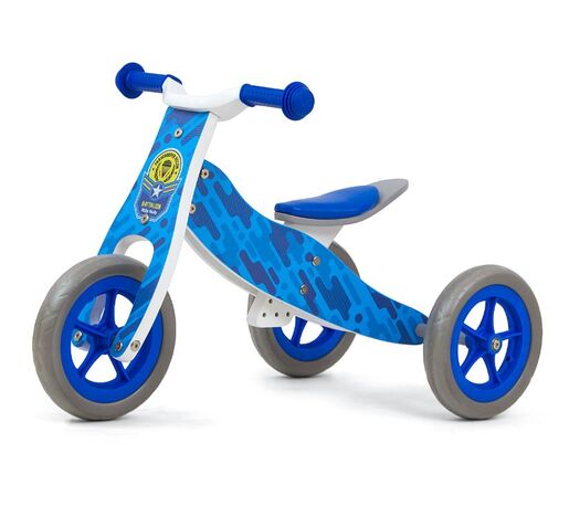 Milly Mally 2u1 tricikl bez pedala, plavi