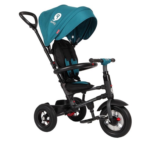 Dječji tricikl Rito, gume na pumpanje, tirkizni