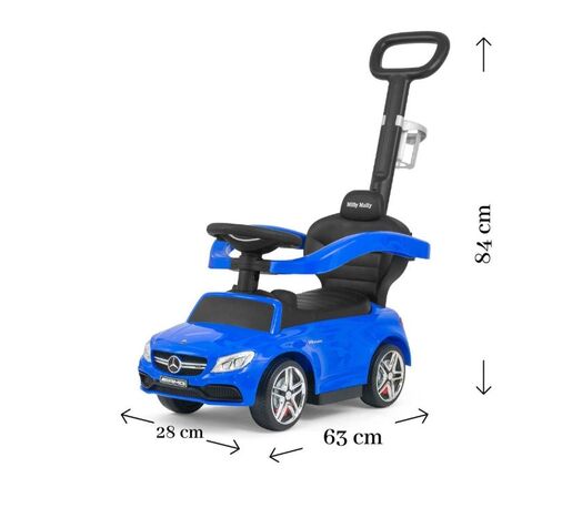 Milly Mally auto-guralica Mercedes AMG C63 Coupe, plava