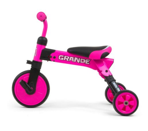 Milly Mally tricikl 2u1 Grande, rozi