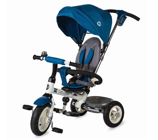 Dječji tricikl Urbio, gume na pumpanje, plavi