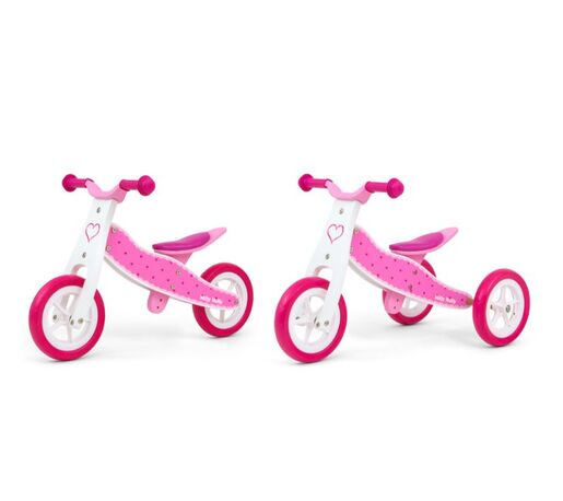 Milly Mally 2u1 tricikl bez pedala, srca