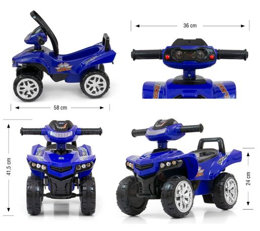 Milly Mally Quad Monster, tamno plavi