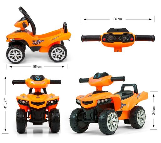 Milly Mally Quad Monster, narančasti