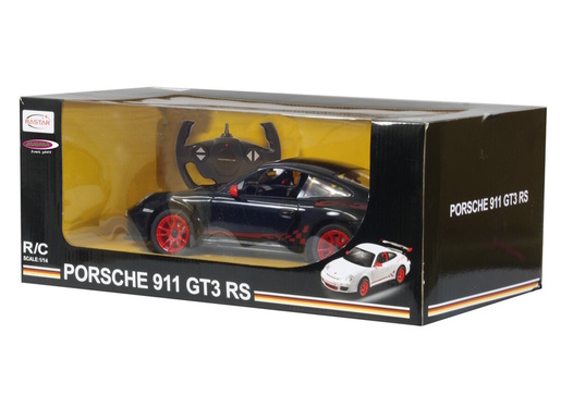 Jamara auto na daljinsko upravljanje Delux Porsche GT3 RS, 1:14, crni