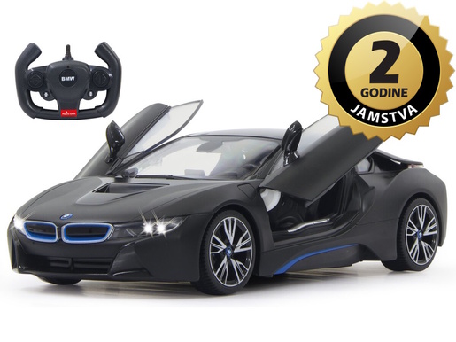 Jamara auto na daljinsko upravljanje Delux BMW I8, 1:14, crni