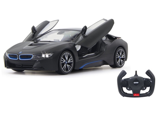 Jamara auto na daljinsko upravljanje Delux BMW I8, 1:14, crni