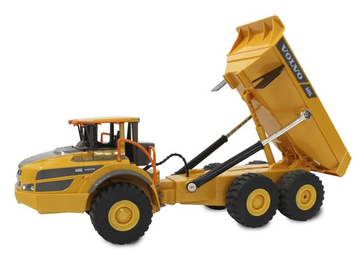 Jamara kamion na daljinsko upravljanje, kiper Volvo A40G, 1:20, žuti