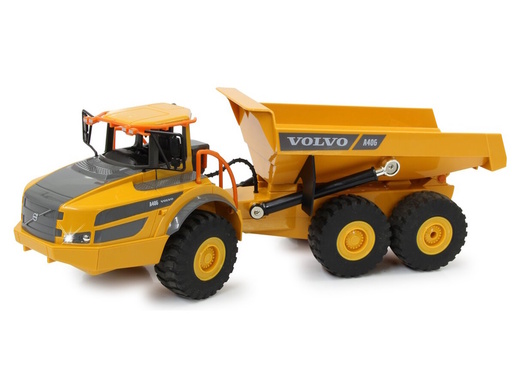 Jamara kamion na daljinsko upravljanje, kiper Volvo A40G, 1:20, žuti