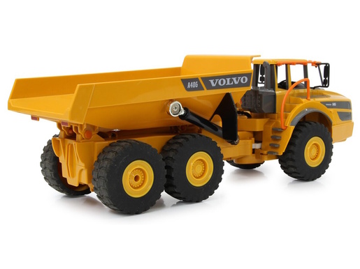 Jamara kamion na daljinsko upravljanje, kiper Volvo A40G, 1:20, žuti