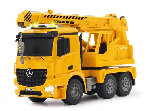 Jamara kamion na daljinsko upravljanje kran Mercedes-Benz Arocs, 1:20, žuti