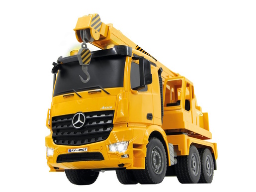 Jamara kamion na daljinsko upravljanje kran Mercedes-Benz Arocs, 1:20, žuti