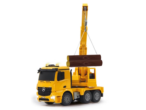 Jamara kamion na daljinsko upravljanje kran Mercedes-Benz Arocs, 1:20, žuti