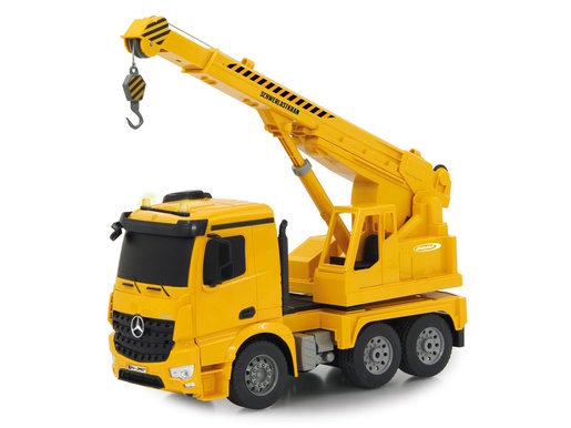 Jamara kamion na daljinsko upravljanje kran Mercedes-Benz Arocs, 1:20, žuti