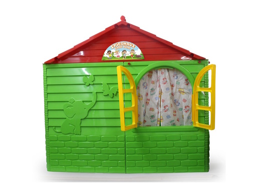 Jamara dječja kućica Little Home, 130 × 78 × 120 cm, zelena