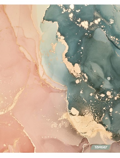 Bilježnica, Target Watercolor, A4, kvadratići, meki uvez