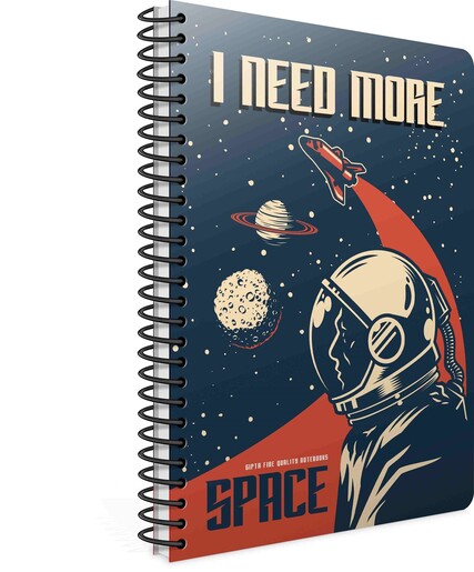 Bilježnica, Space, A4 linije, spiralni uvez