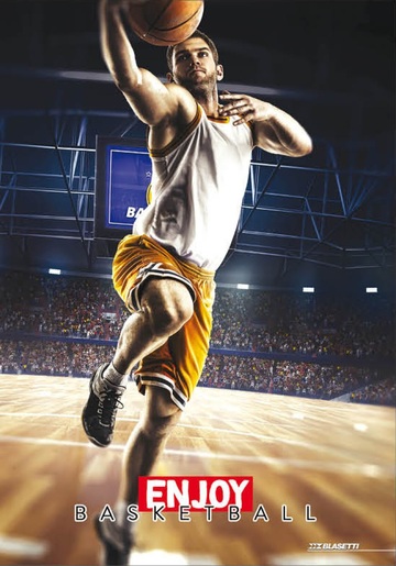 Bilježnica, Enjoy sport, A4 kvadratići, meki uvez