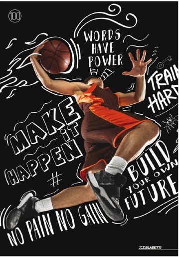 Bilježnica, Sport 100, A4 linije, meki uvez