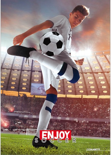 Bilježnica, Enjoy sport, A4 linije, meki uvez