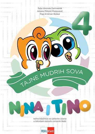 Nina i Tino 4, radna bilježnica za cjelovito učenje u četvrtom razredu osnovne škole