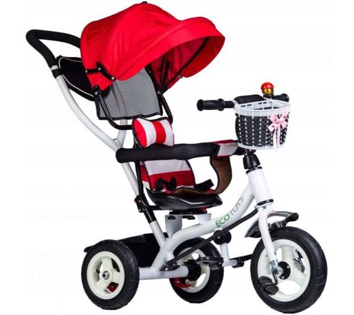 Dječji tricikl Ecotoys, crveni