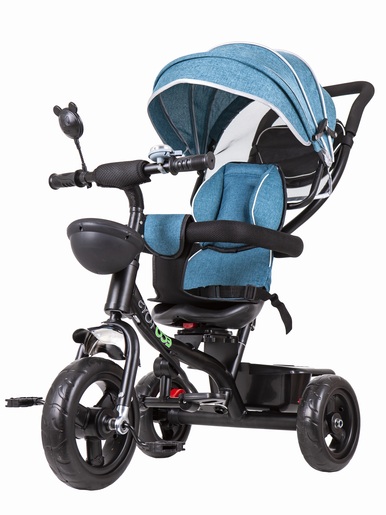 EcoToys tricikl 2u1, tirkizni