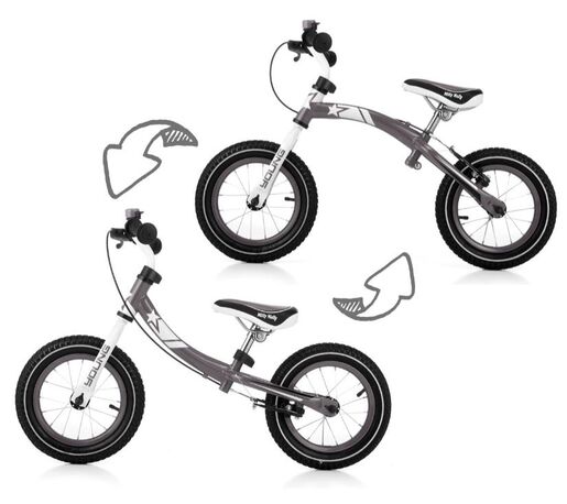 Milly Mally bicikl bez pedala Young, zeleno - žuti