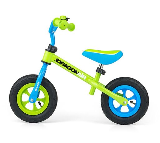 Milly Mally bicikl guralica Dragon Air, zeleni