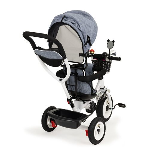 Dječji tricikl 360° EcoToys, tamno sivi