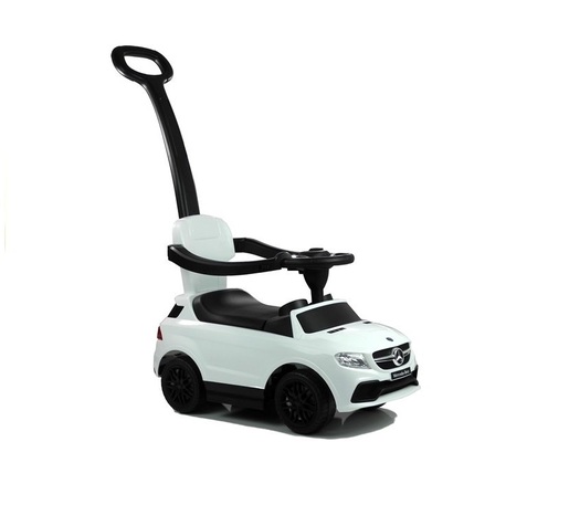 Dječja guralica Mercedes bijela s drškom