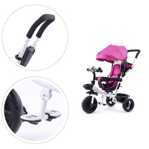 Ecotoys dječji tricikl, rozi