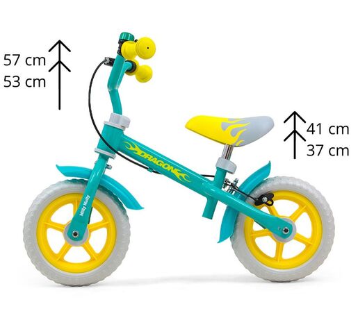 Milly Mally bicikl guralica Dragon, zeleni