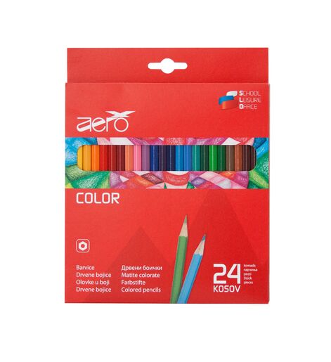 Drvene bojice, Aero, 24 kom