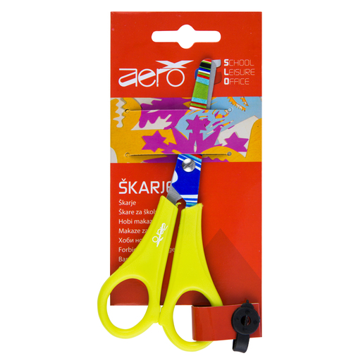 Škare, Aero, 13 cm, žute