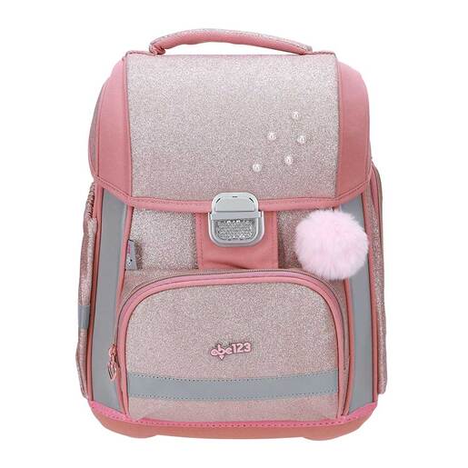 Školska torba, anatomska, set 5/1, Pink