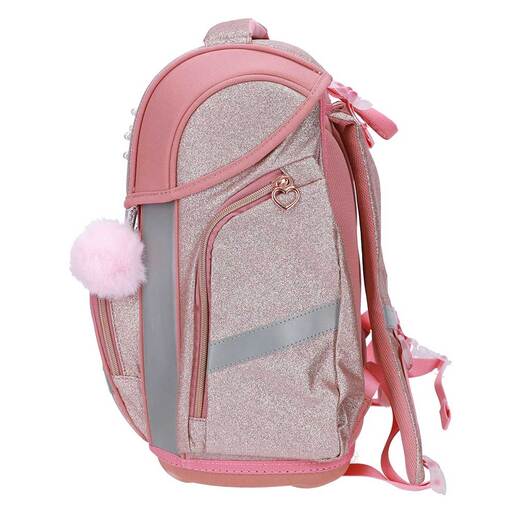 Školska torba, anatomska, set 5/1, Pink