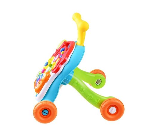 Edukativna interaktivna guralica, stolić 3u1, plava