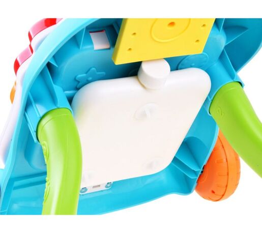 Edukativna interaktivna guralica, stolić 3u1, plava