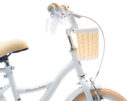 Dječji bicikl guralica Flower 16", bijeli